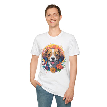 Dog Shirt Unisex Animal Tee Gildan 64000 Softstyle Ring Spun Cotton