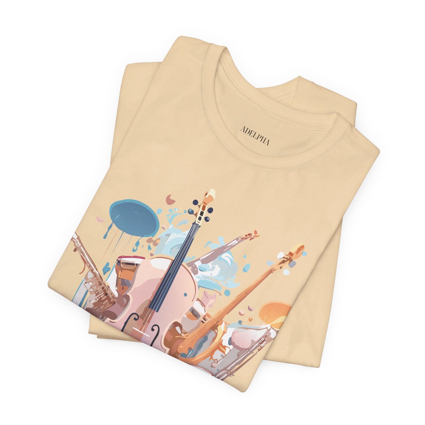 T-shirt en coton naturel - Collection Musique