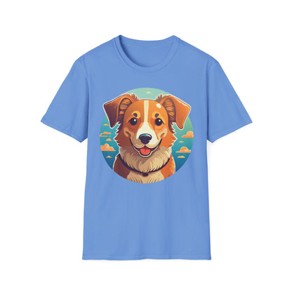 Dog Shirt Unisex Animal Tee One Hundred Percent Cotton Softstyle Gildan 64000