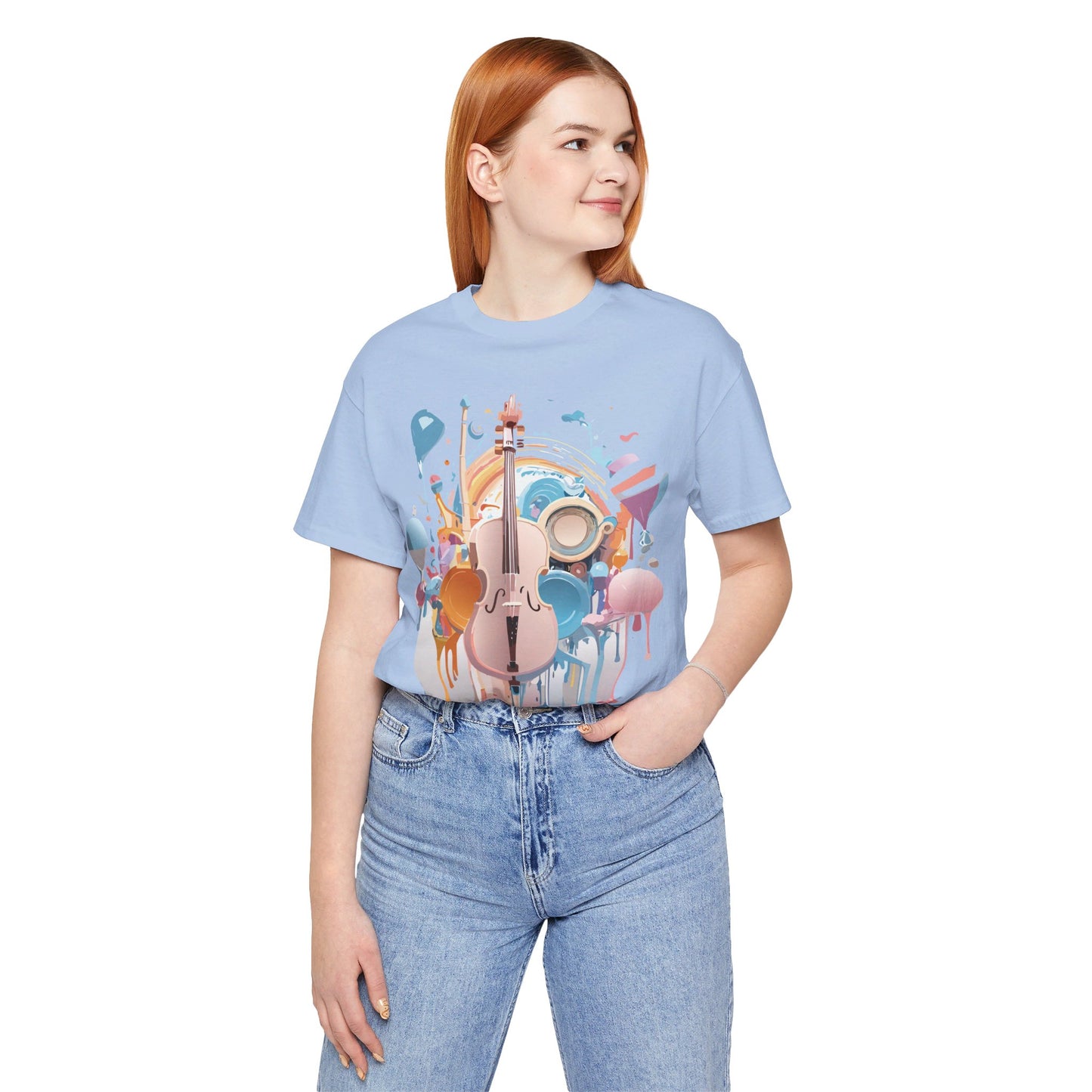 Natural Cotton Tee Shirt - Music collection