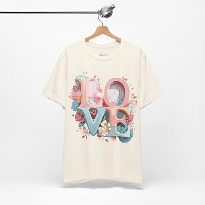 Natural Cotton Tee Shirt - Love story Collection Printify