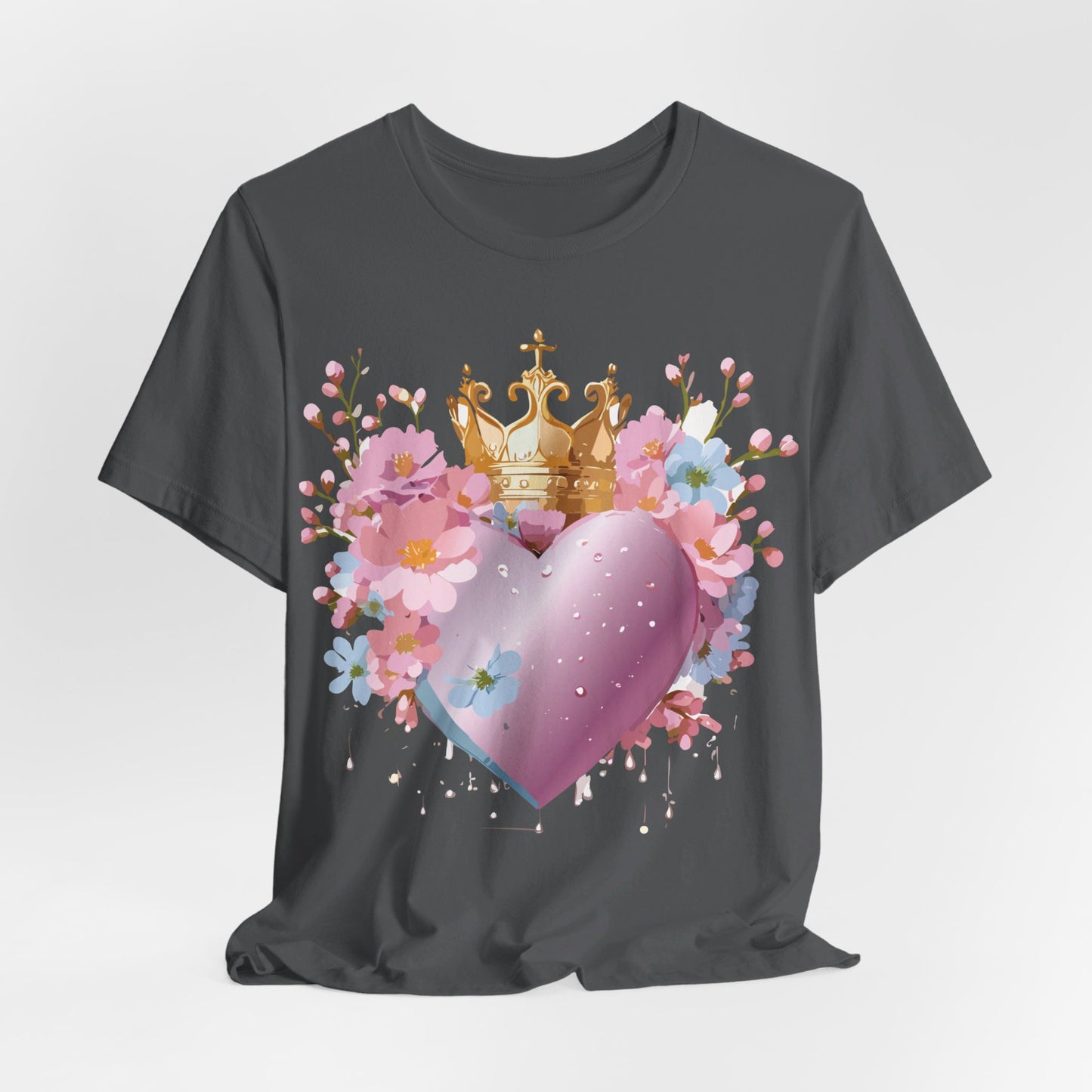 T-Shirt aus natürlicher Baumwolle – Love Story Collection