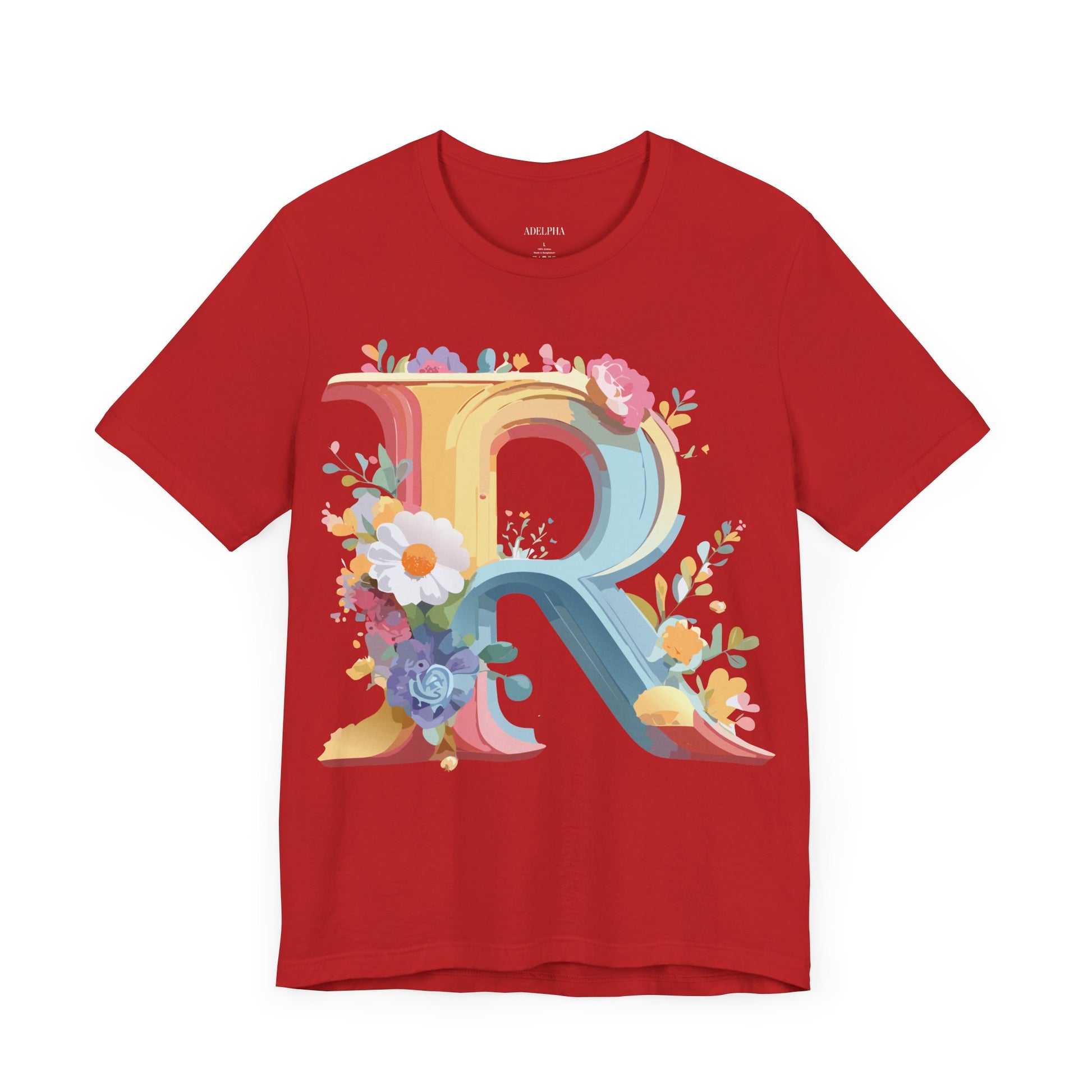 Letter Shirt, Letter R Shirt - ADELPHA