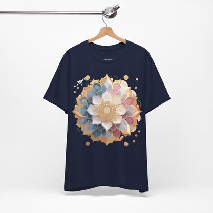Natural Cotton Tee Shirt - Medallion Collection Printify