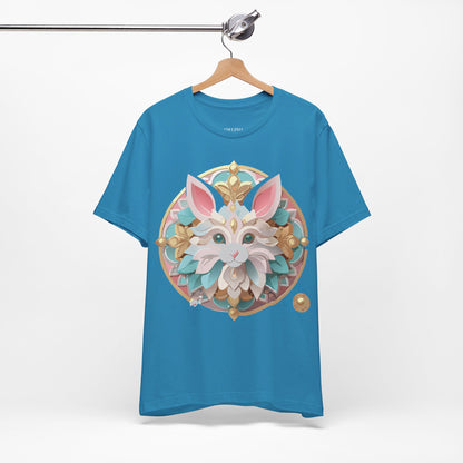 Natural Cotton Tee Shirt - Medallion Collection Printify