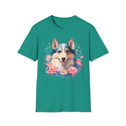 Dog Shirt Unisex Animal Tee Softstyle Cotton Lightweight Breathable