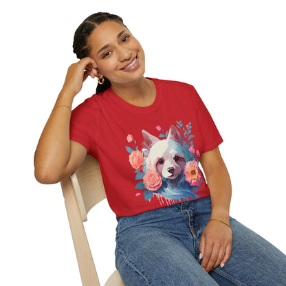 Dog Shirt Unisex Softstyle Cotton Tee Gildan 64000 With Animal Designs