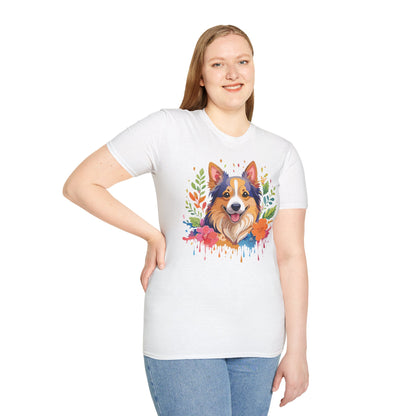 Dog Shirt Unisex Animal Tee Softstyle Gildan 64000 Cotton Tee