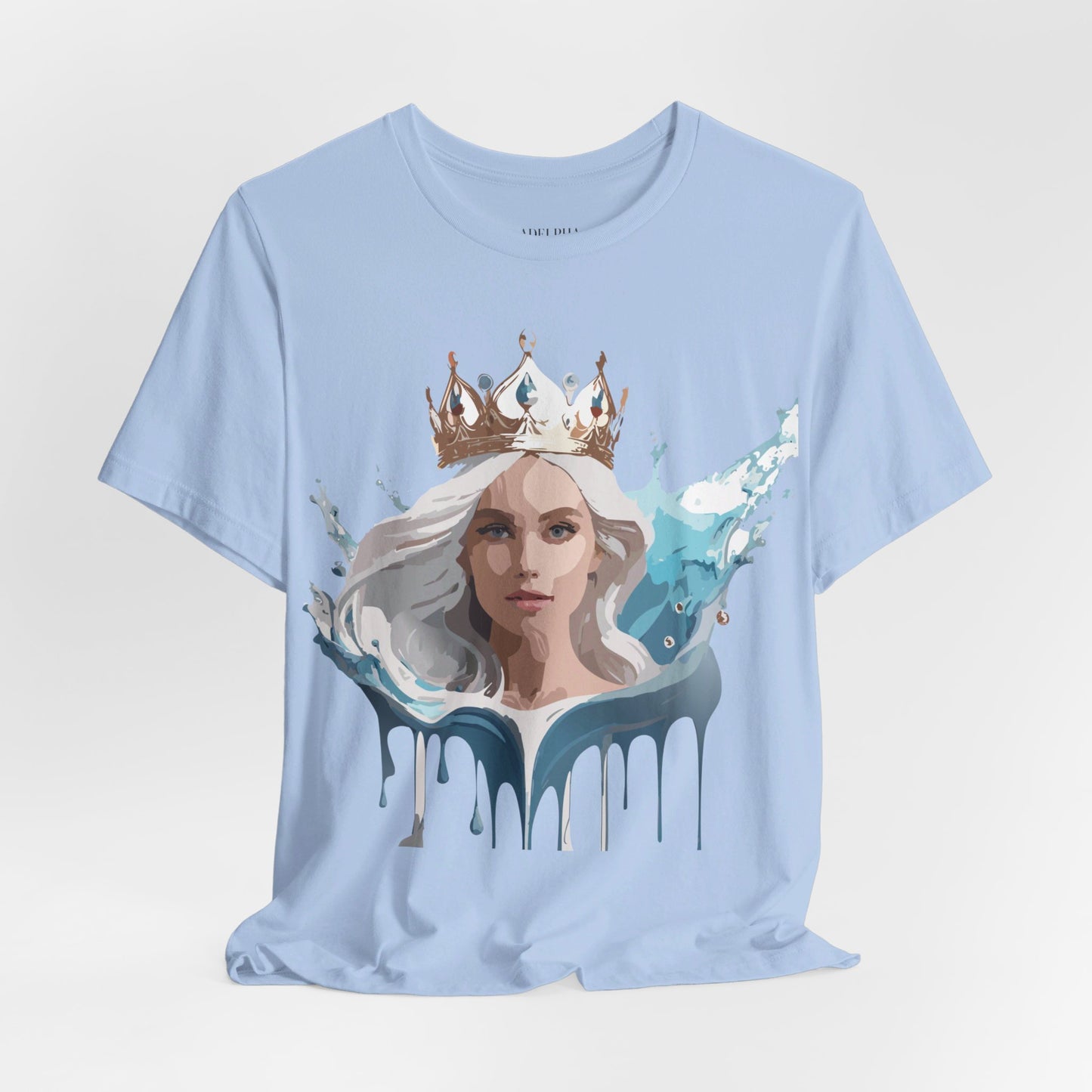 T-Shirt aus natürlicher Baumwolle – Queen Collection