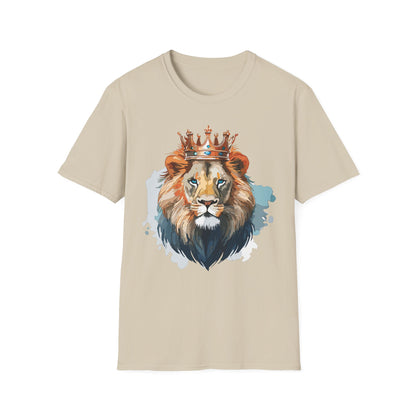 Lion Shirt Unisex Animal Tee Gildan Softstyle 64000 100 Percent Ring Spun Cotton