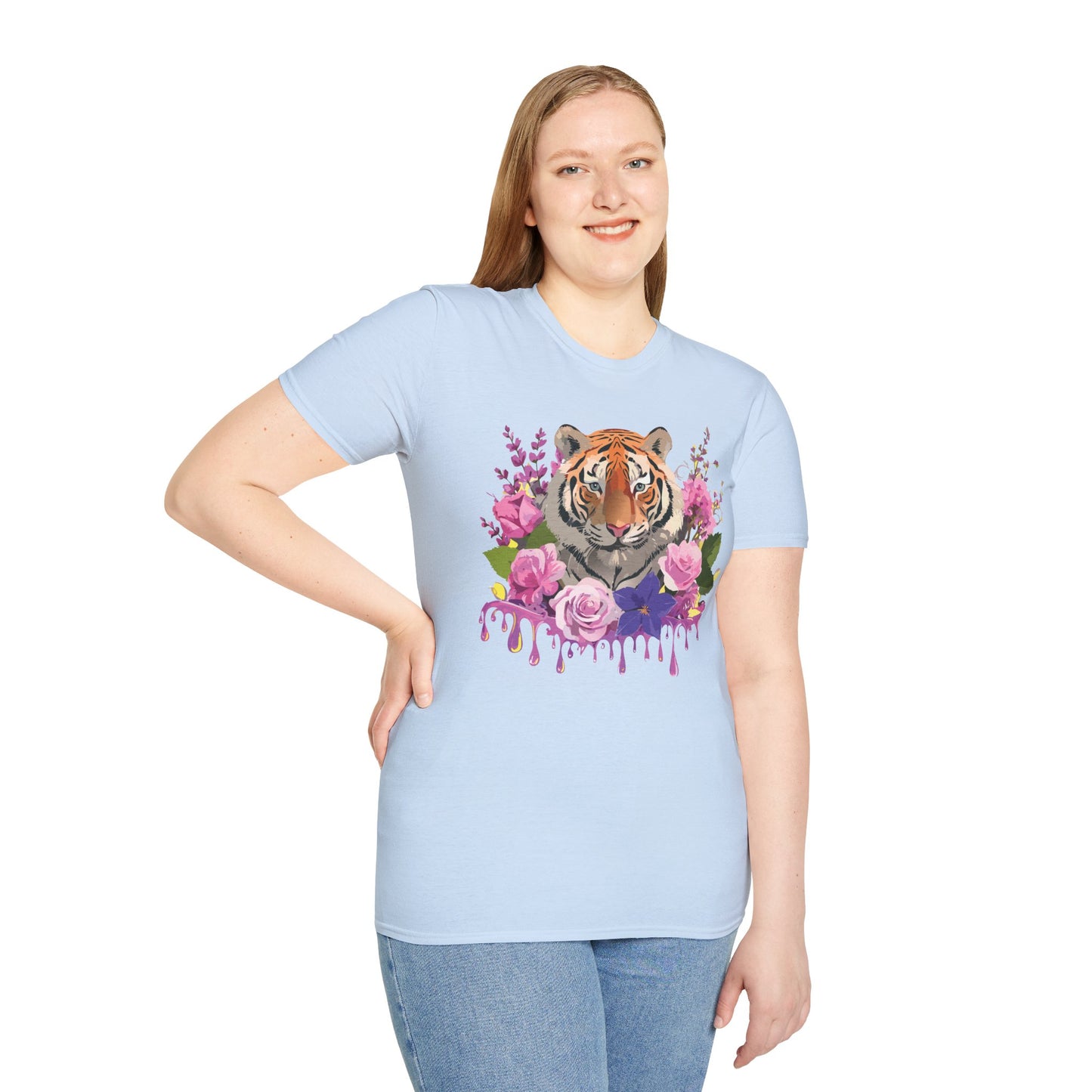 Tiger Shirt, Shirt with Tiger, Animal Tee, Shirt with Animals