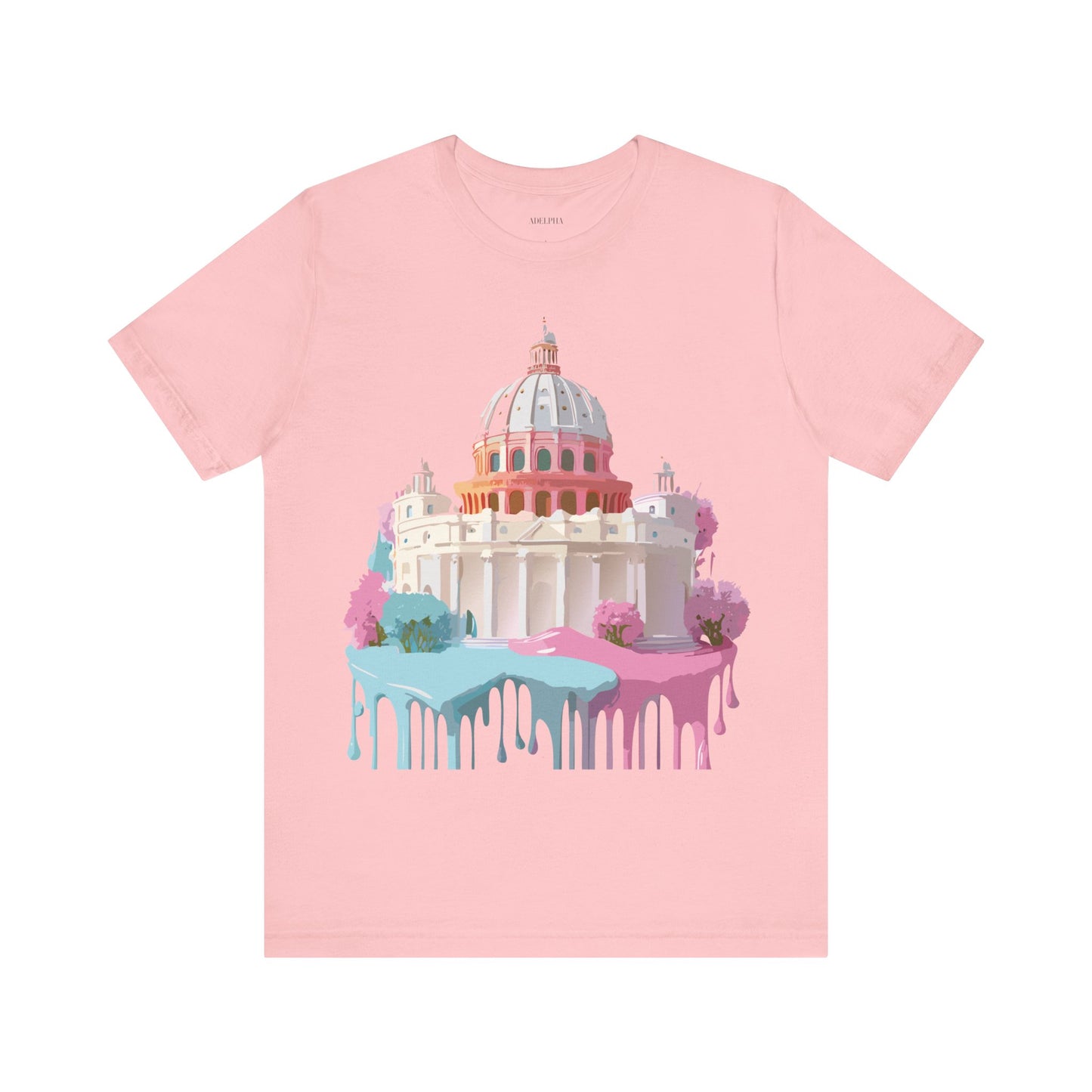 Natural Cotton Tee Shirt - Beautiful Places Collection - Rome