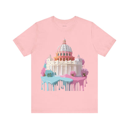 Natural Cotton Tee Shirt - Beautiful Places Collection - Rome Printify