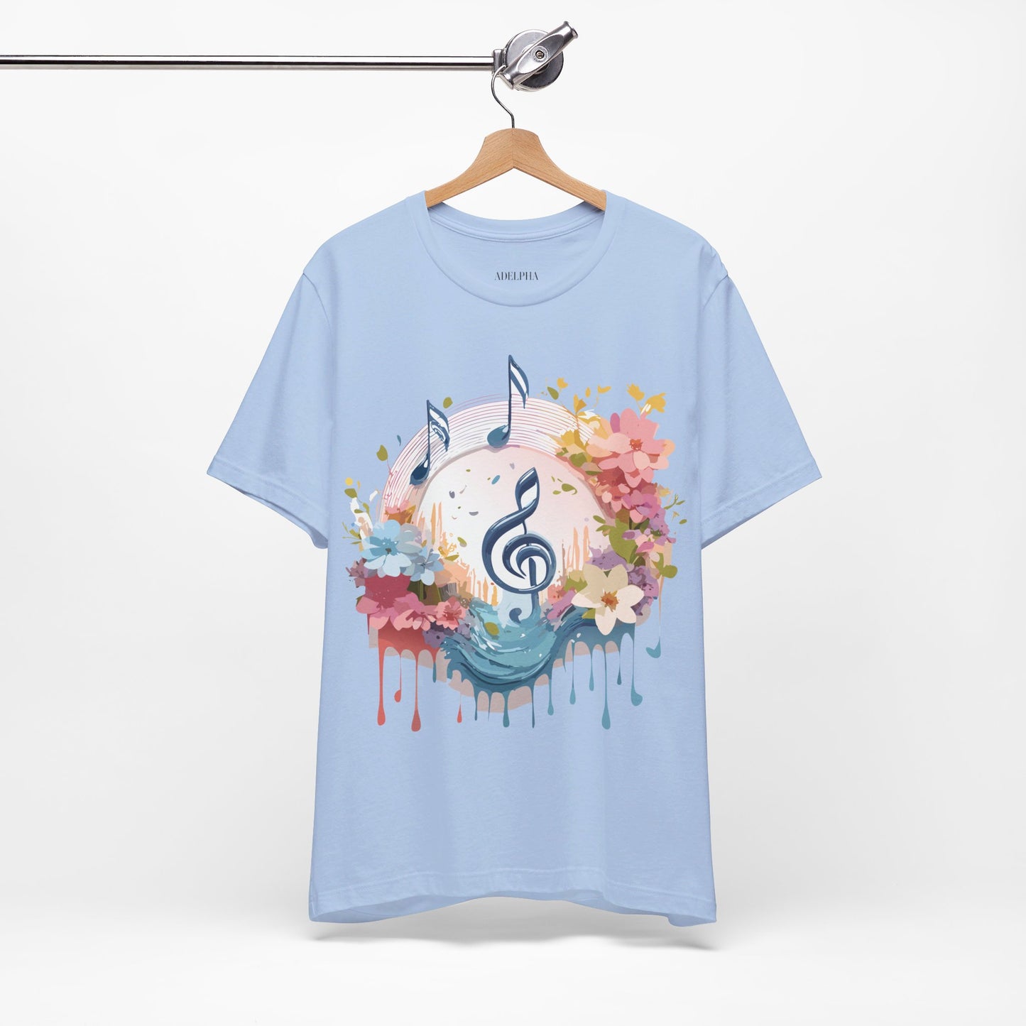 T-Shirt aus natürlicher Baumwolle – Musikkollektion