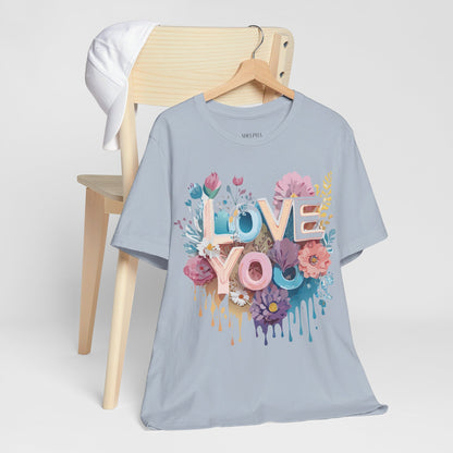 Natural Cotton Tee Shirt - Love story Collection Printify