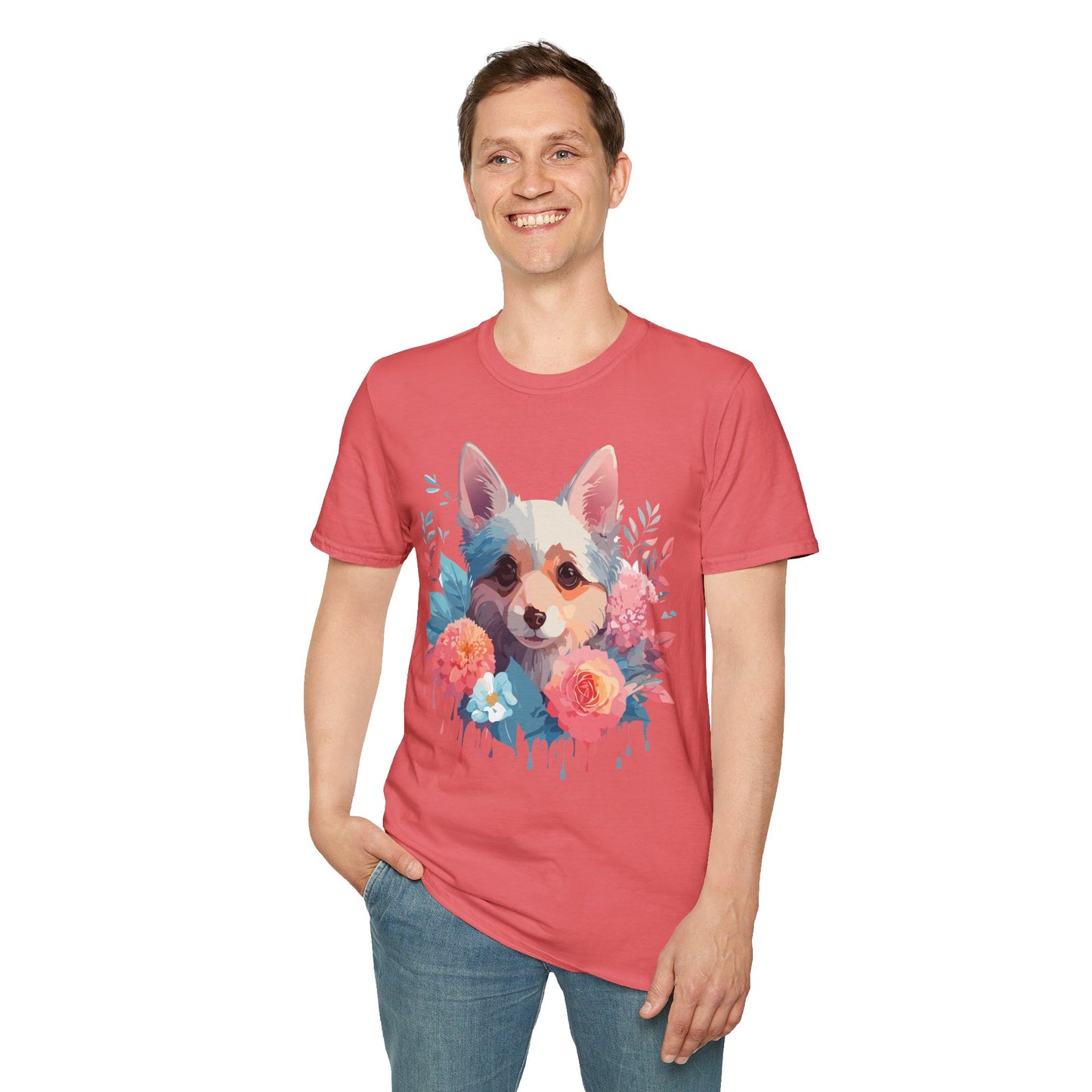 Dog Shirt, Shirt with Dog, Animal Tee, Shirt with Animals