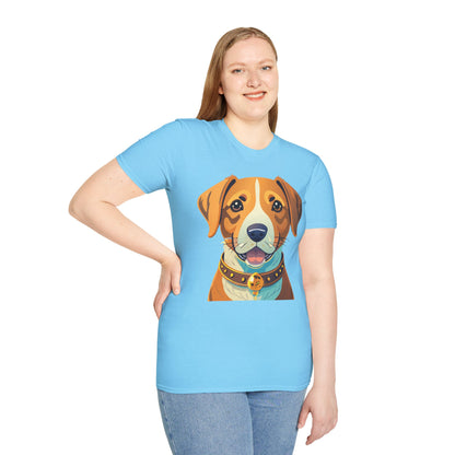 Dog Shirt Unisex Animal Tee Gildan Softstyle 64000 Cotton Tee