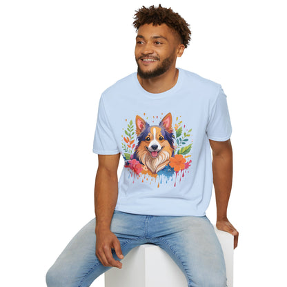 Dog Shirt Unisex Animal Tee Softstyle Gildan 64000 Cotton Tee