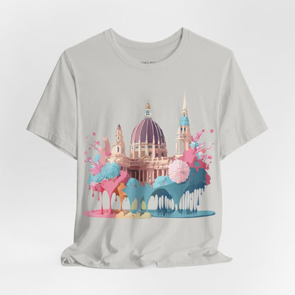 Natural Cotton Tee Shirt - Beautiful Places Collection - Vienna Printify
