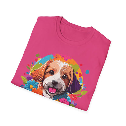 Unisex Dog Shirt Softstyle Cotton Tee Gildan 64000 Animal Tee