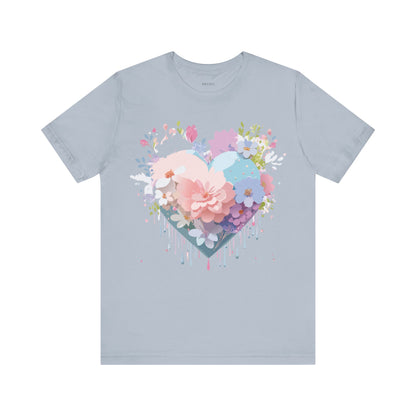 Natural Cotton Tee Shirt - Love story Collection Printify