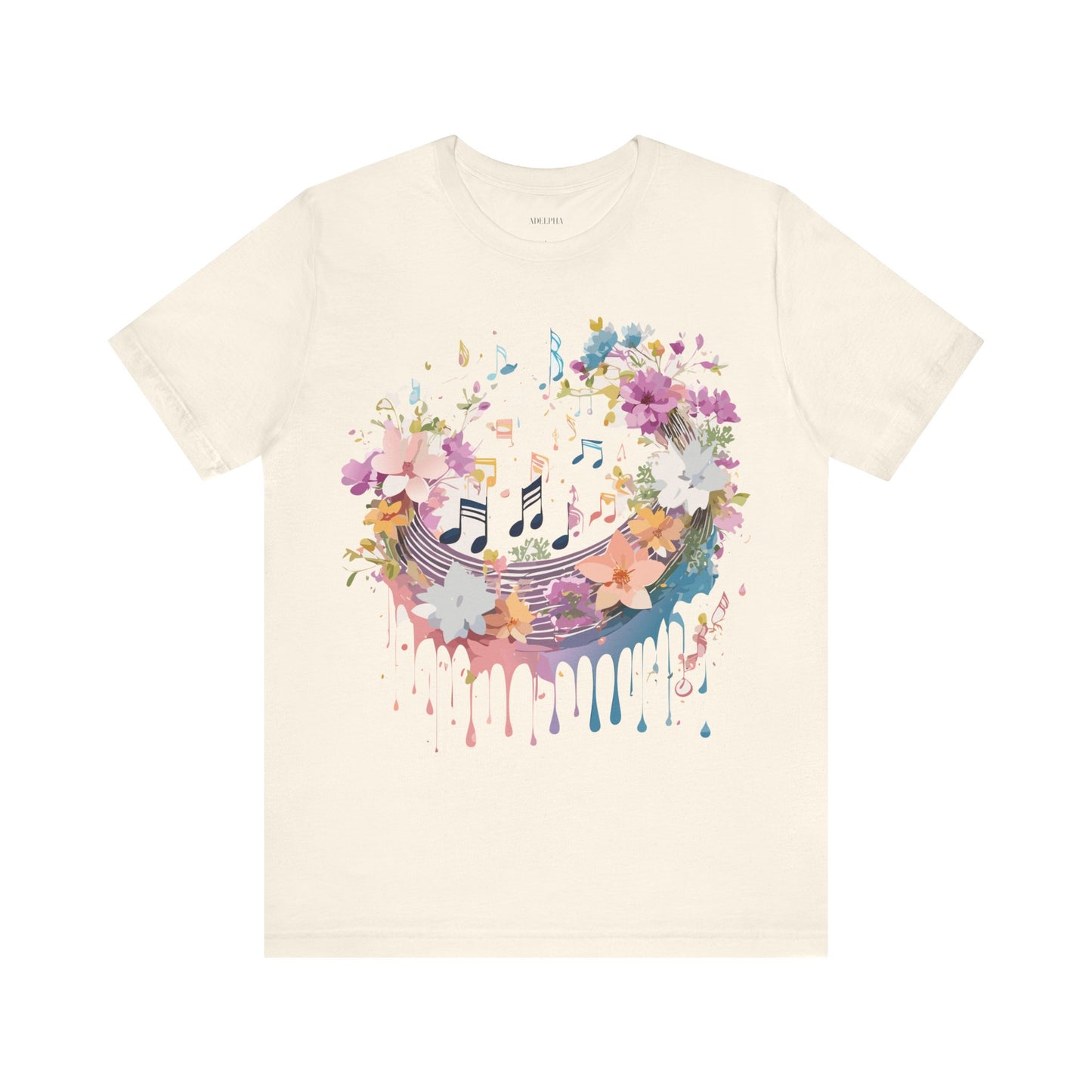 Natural Cotton Tee Shirt - Music collection