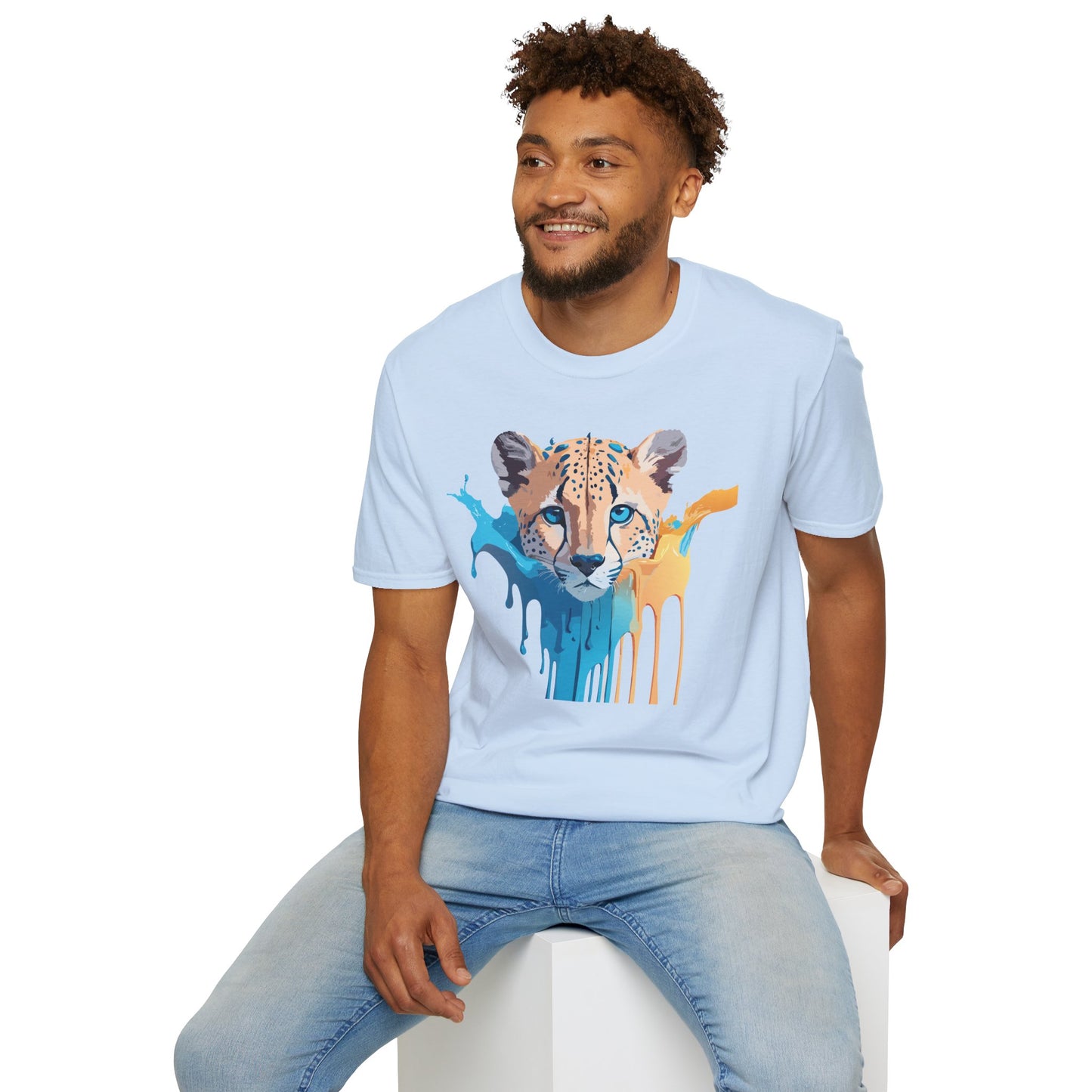 Cheetah Shirt, Shirt with Cheetah, Cheetah Tee, Shirt with Animals