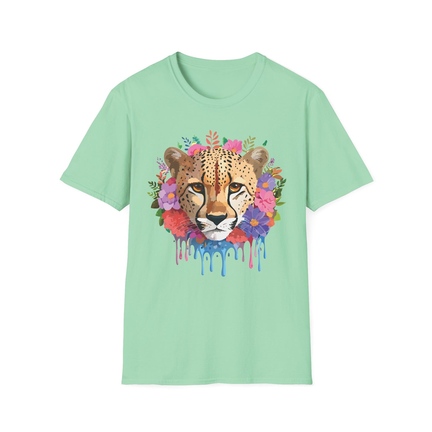 Cheetah Shirt, Shirt with Cheetah, Cheetah Tee, Shirt with Animals