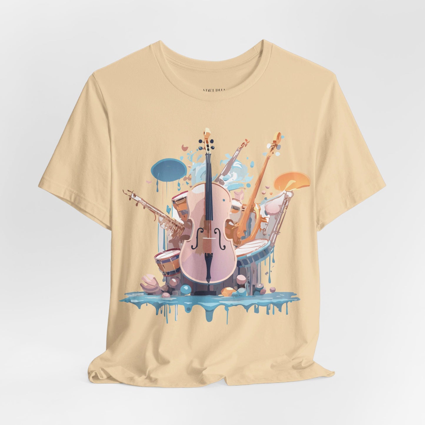 Natural Cotton Tee Shirt - Music collection