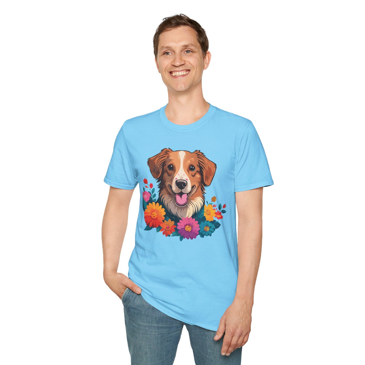 Dog Shirt, Shirt with Dog, Animal Tee, Shirt with Animals