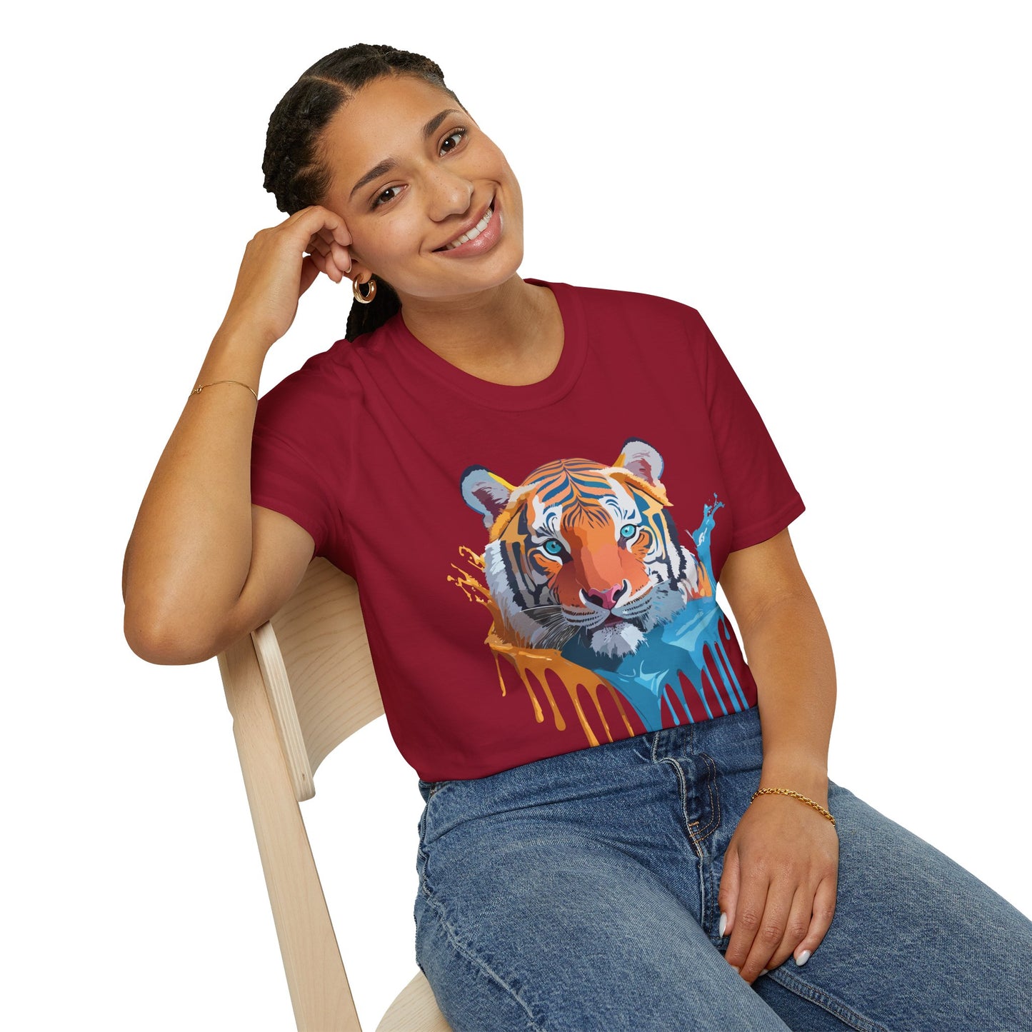 Tiger Shirt, Shirt with Tiger, Animal Tee, Shirt with Animals