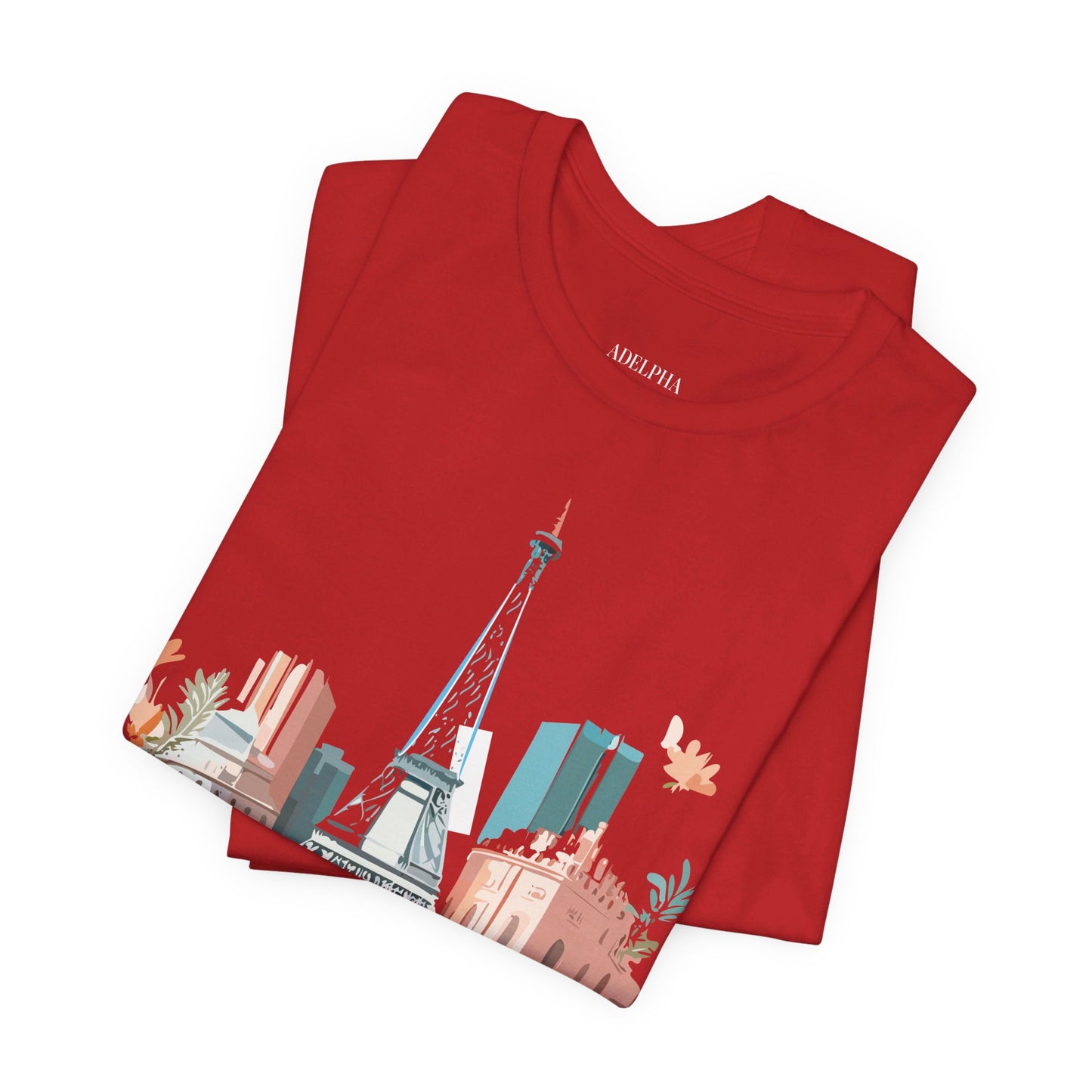 Natural Cotton Tee Shirt - Beautiful Places Collection - Paris