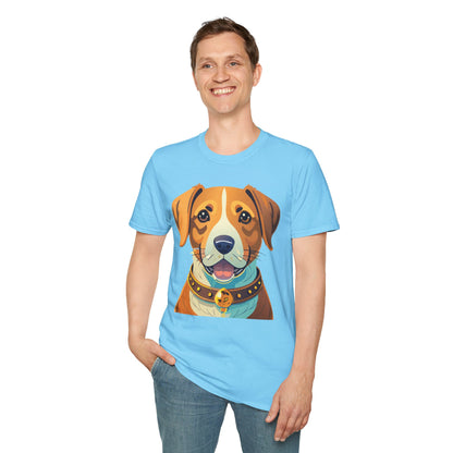 Dog Shirt Unisex Animal Tee Gildan Softstyle 64000 Cotton Tee