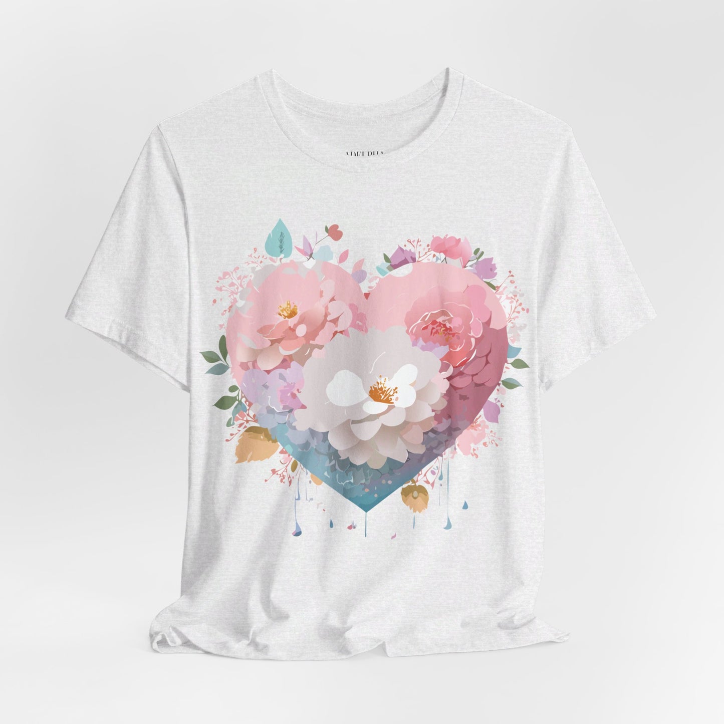 T-Shirt aus natürlicher Baumwolle – Love Story-Kollektion