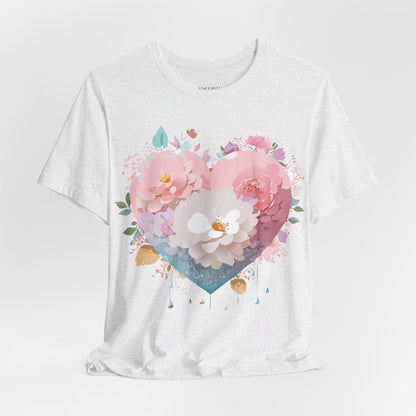 Natural Cotton Tee Shirt - Love story Collection Printify