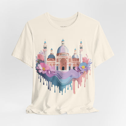 Natural Cotton Tee Shirt - Beautiful Places Collection - Venice Printify