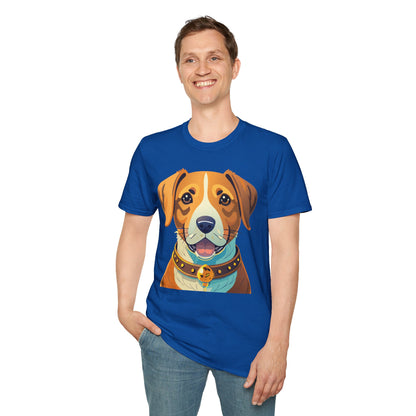 Dog Shirt Unisex Animal Tee Gildan Softstyle 64000 Cotton Tee