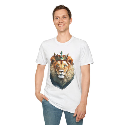 Lion Shirt Unisex Softstyle Tee Gildan 64000 100 Percent Ring Spun Cotton