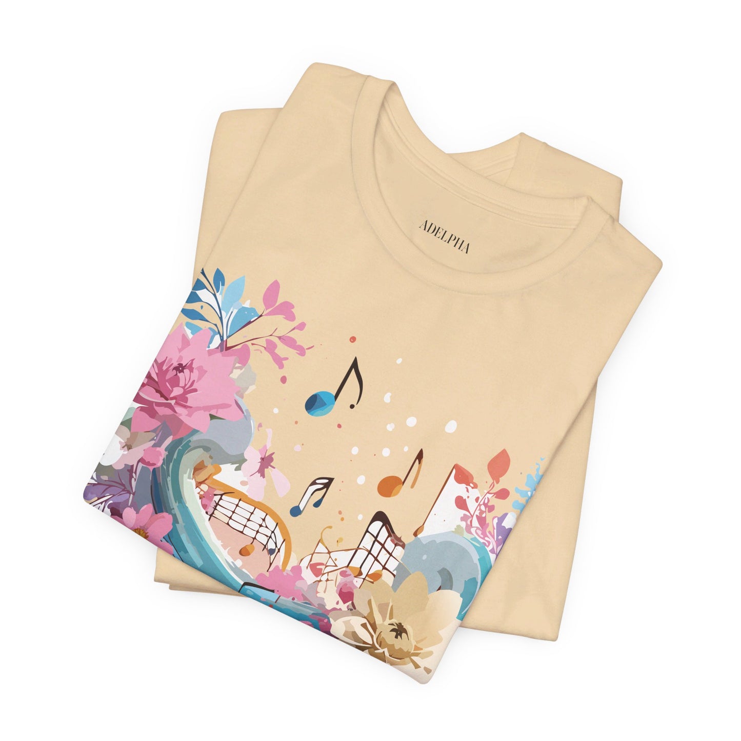 T-shirt en coton naturel - Collection Musique