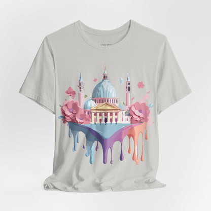Natural Cotton Tee Shirt - Beautiful Places Collection - Venice Printify