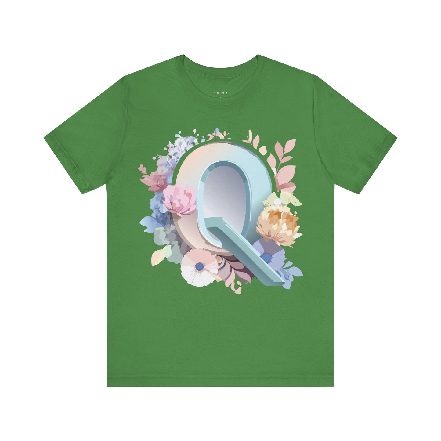 T-shirt en coton naturel - Collection Lettres - Q