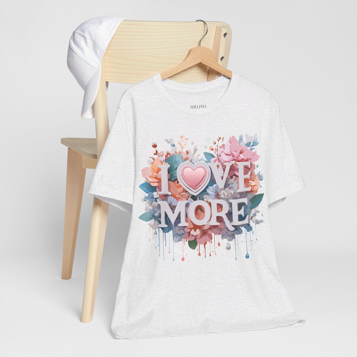 T-Shirt aus natürlicher Baumwolle – Love Story-Kollektion