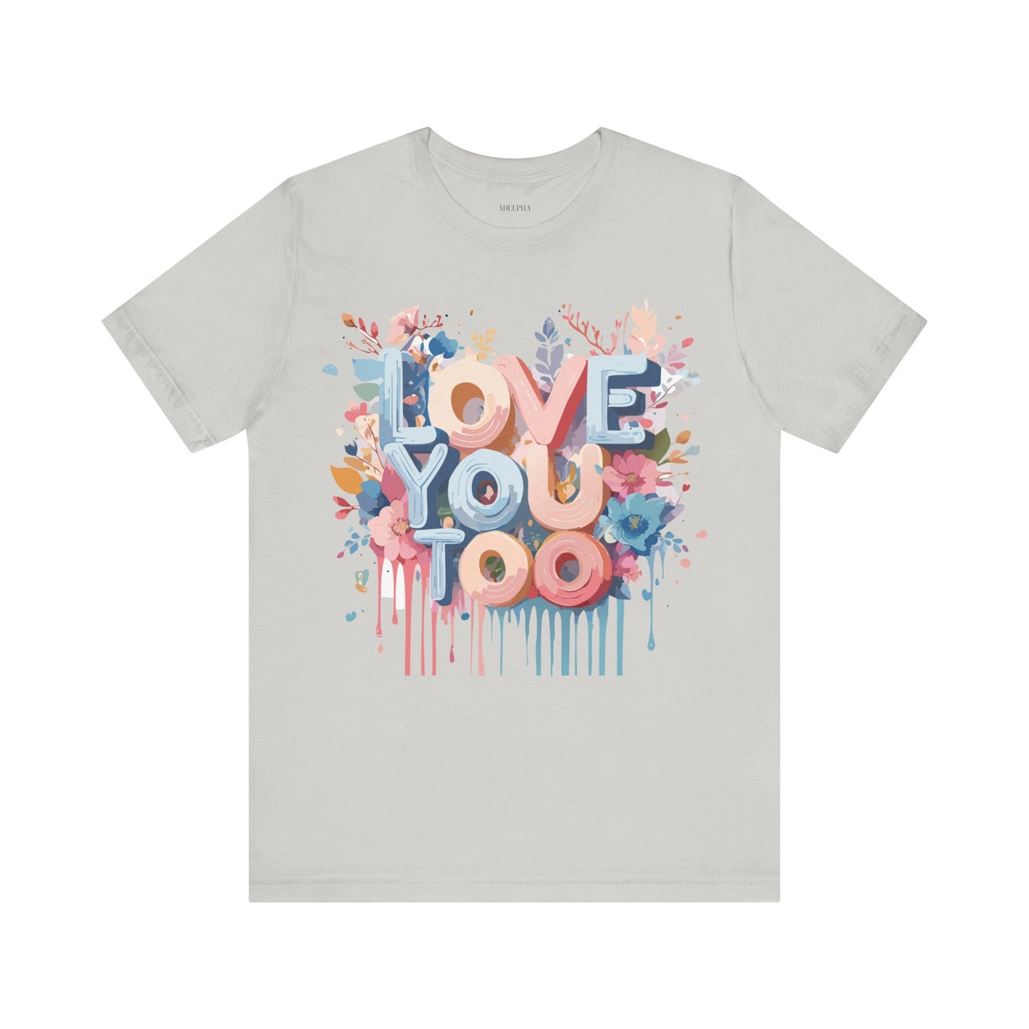 T-Shirt aus natürlicher Baumwolle – Love Story-Kollektion