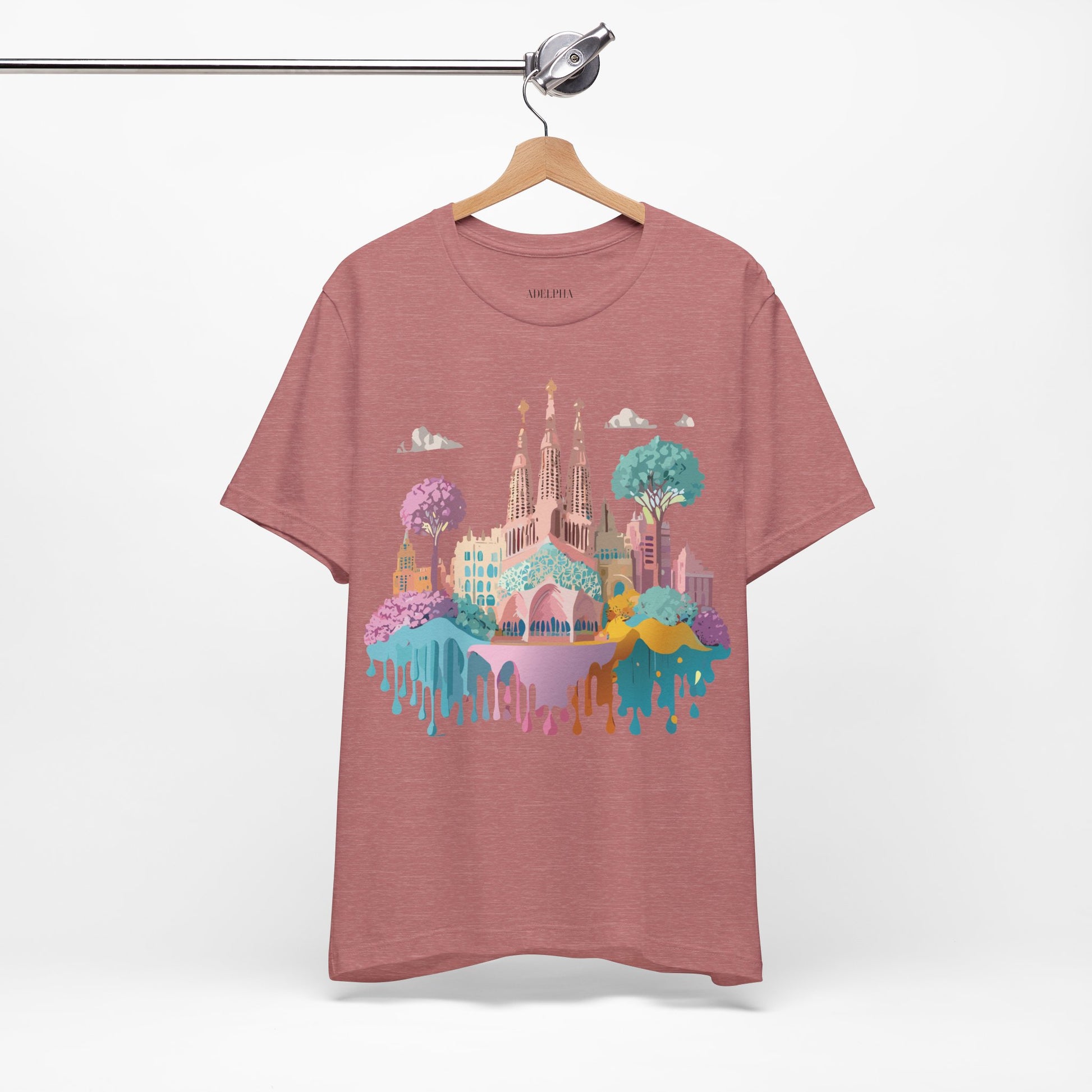 Tourist Shirt, Shirt with Barcelona - ADELPHA