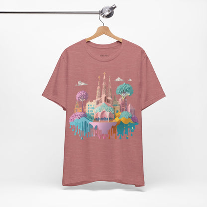 Tourist Shirt, Shirt with Barcelona - ADELPHA