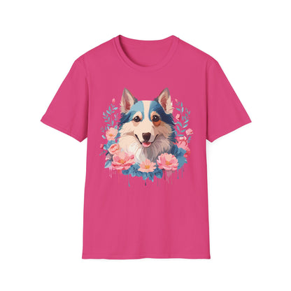 Dog Shirt Unisex Animal Tee Softstyle Cotton Lightweight Breathable