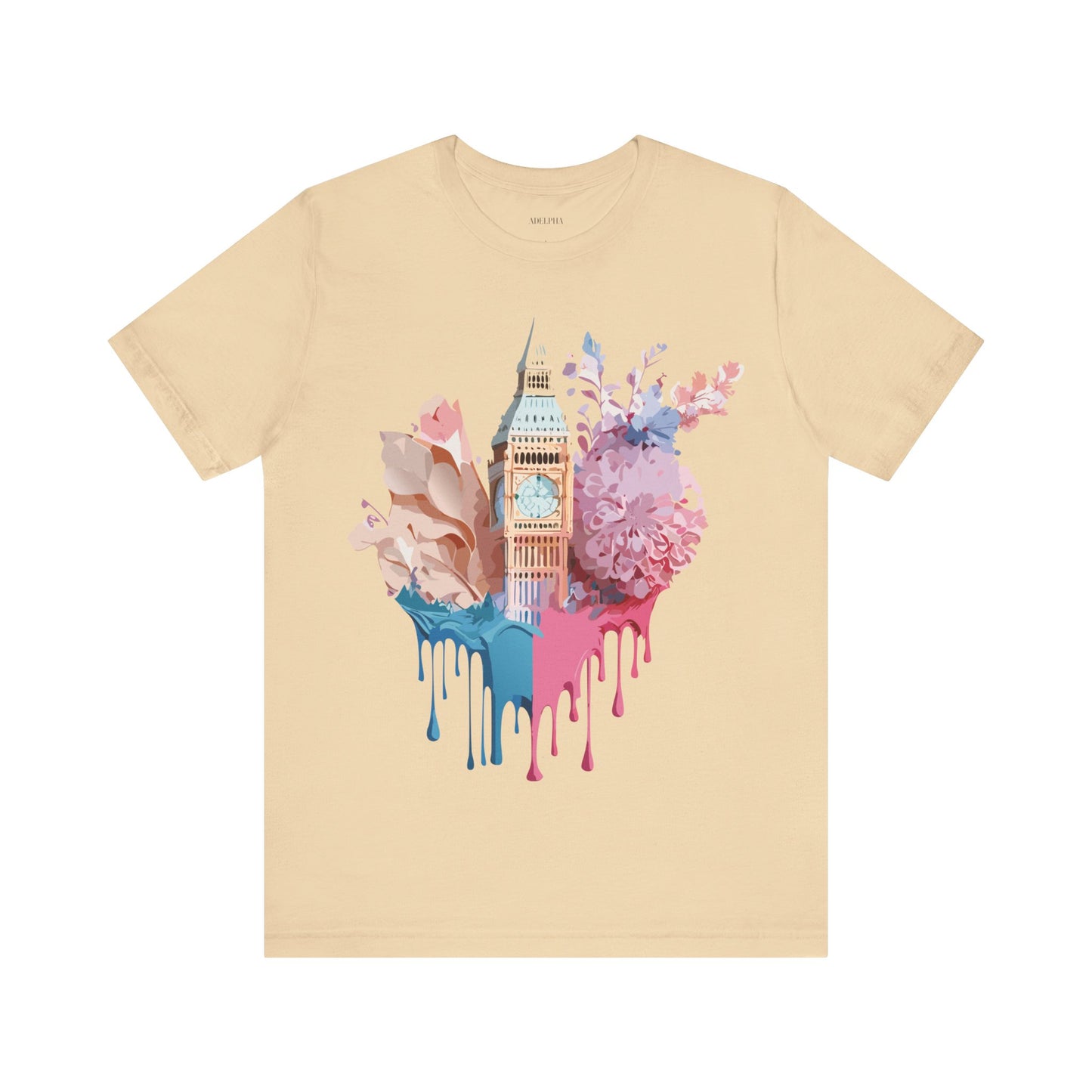 Natural Cotton Tee Shirt - Beautiful Places Collection - London