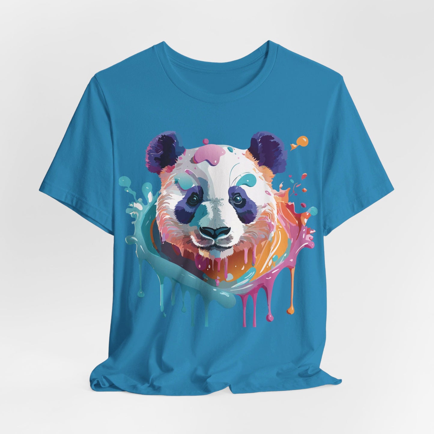 T-Shirt aus natürlicher Baumwolle mit Panda