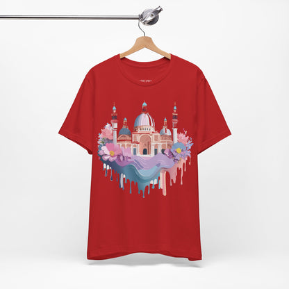 Natural Cotton Tee Shirt - Beautiful Places Collection - Venice Printify