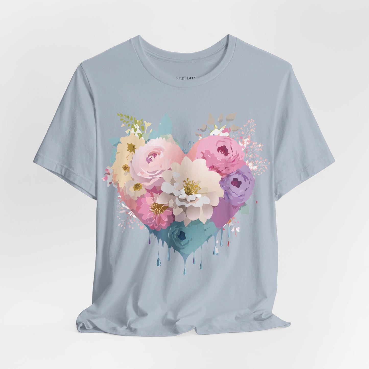 T-Shirt aus natürlicher Baumwolle – Love Story-Kollektion